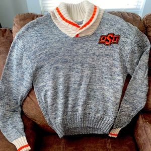 Oklahoma State University Men’s College Crewneck Sweater